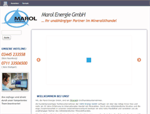 Tablet Screenshot of marol-energie.de